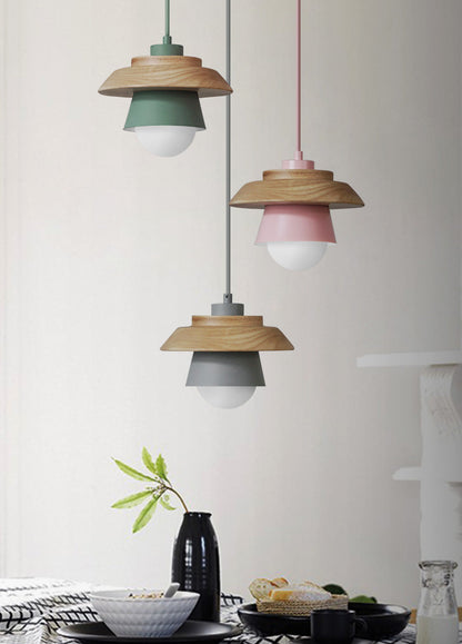 Suspension en Bois Nordique Moderne 5