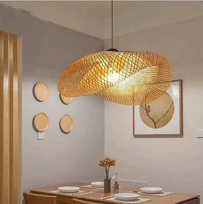 Suspension en Rotin Tendance pour Intérieur 1