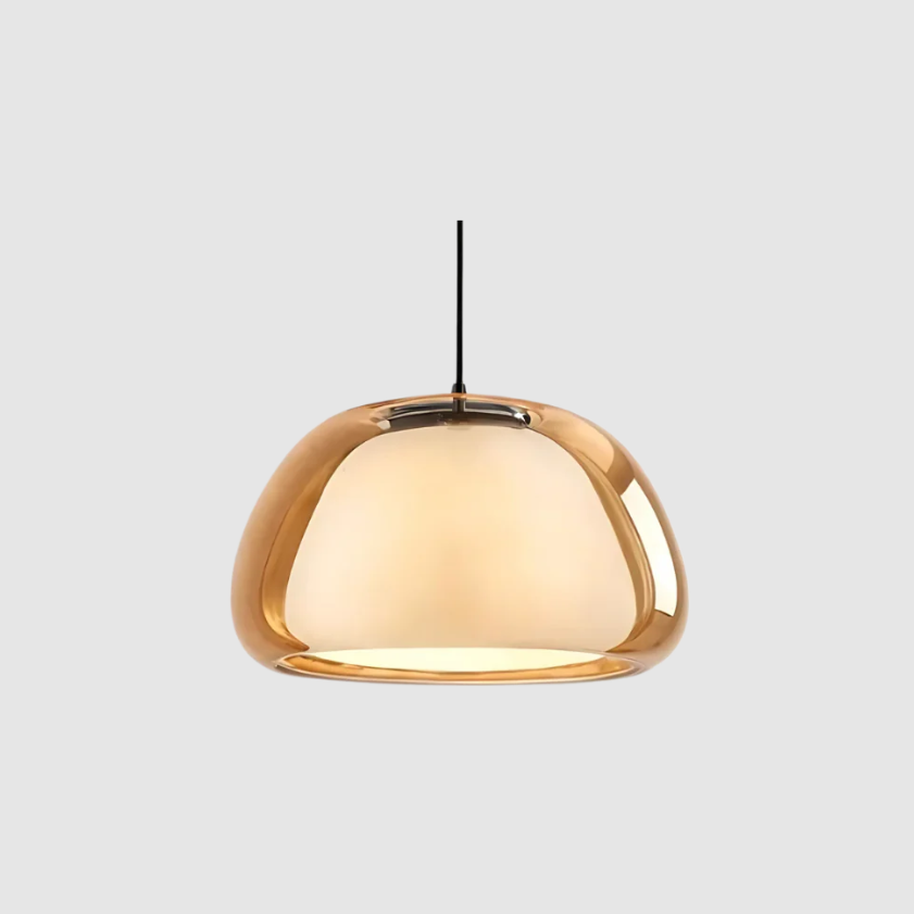 Luminaire en Verre Transparent - Suspension Chic pour Salle à Manger