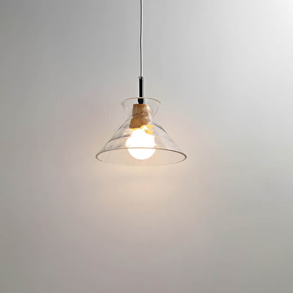 Lustre Verre Design Élégant Suspendu