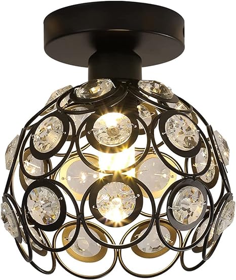 Lustre Luxe Or Suspendu pour Hall