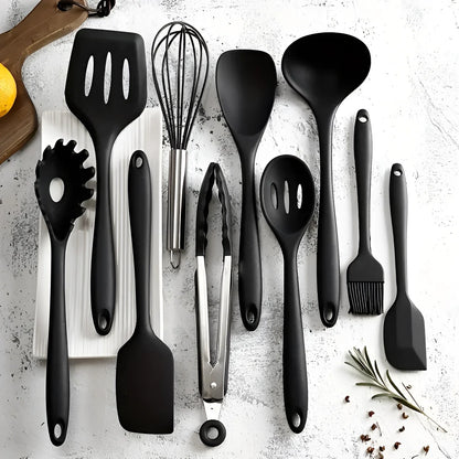 Ustensiles de Cuisine Silicone Anti-Adhésif