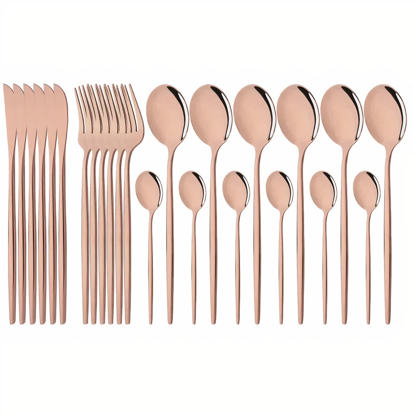 Ustensiles de Table Luxe Inox Doré Élégant