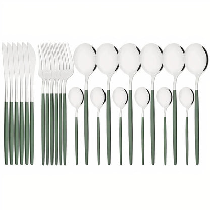 Ustensiles de Table Luxe Inox Doré Élégant