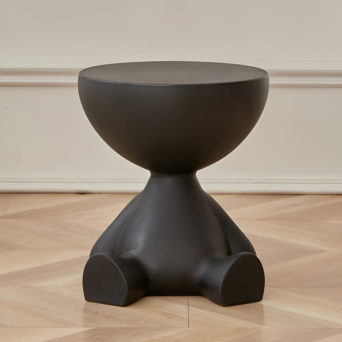 Table basse ronde Unisexe en plastique design fonctionnel - Foivo
