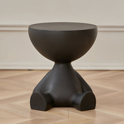 Table basse ronde Unisexe en plastique design fonctionnel - Foivo