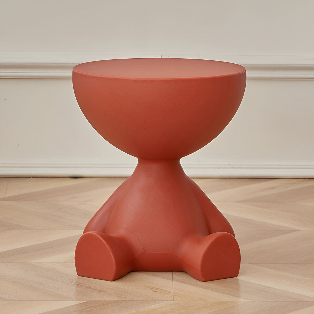 Table basse ronde Unisexe en plastique design fonctionnel