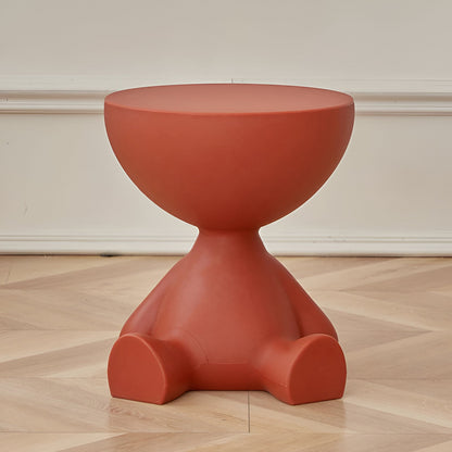 Table basse ronde Unisexe en plastique design fonctionnel