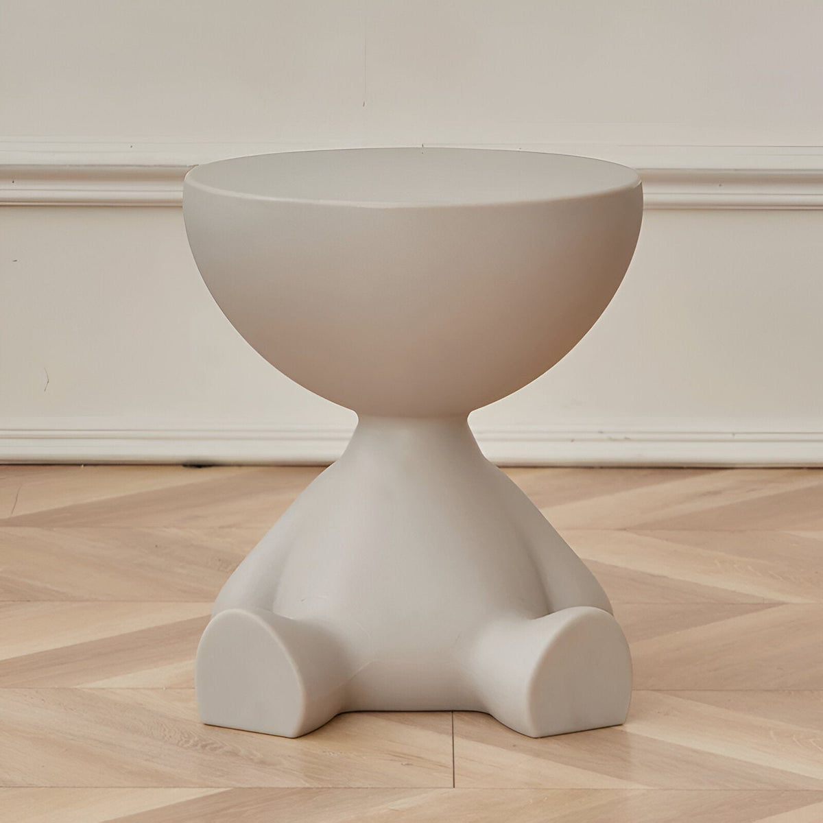Table basse ronde Unisexe en plastique design fonctionnel
