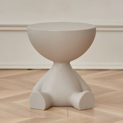 Table basse ronde Unisexe en plastique design fonctionnel