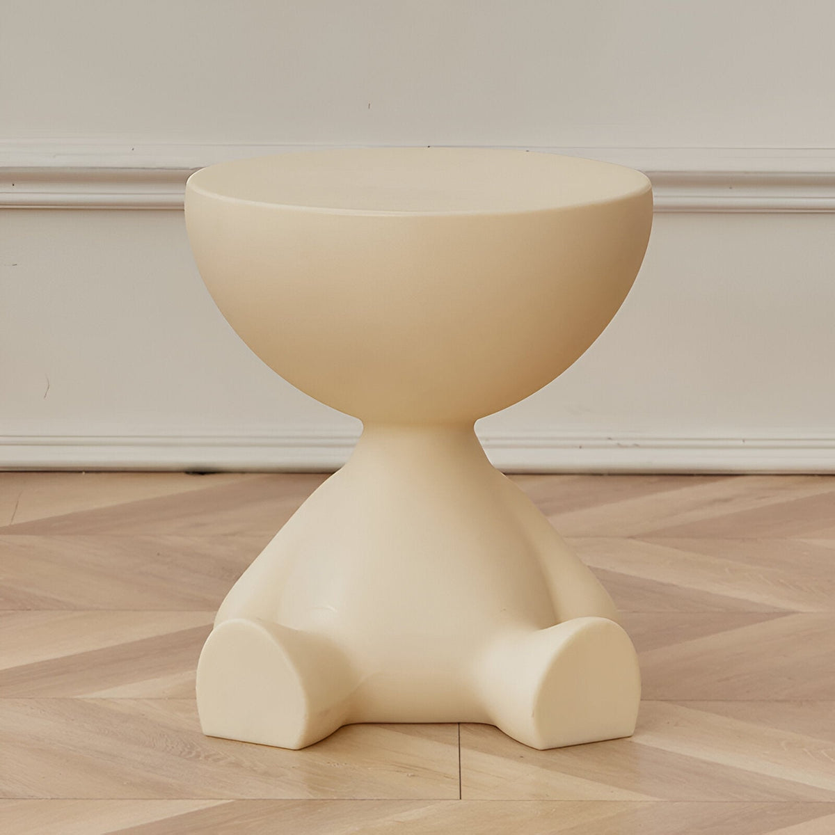 Table basse ronde Unisexe en plastique design fonctionnel