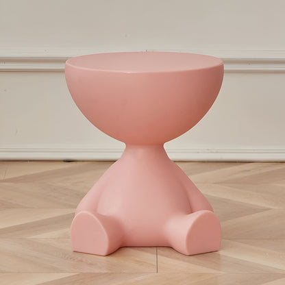 Table basse ronde Unisexe en plastique design fonctionnel