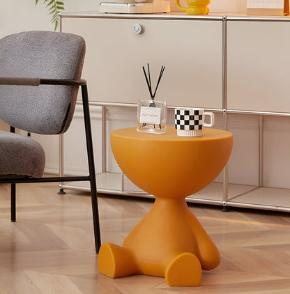 Table basse ronde Unisexe en plastique design fonctionnel