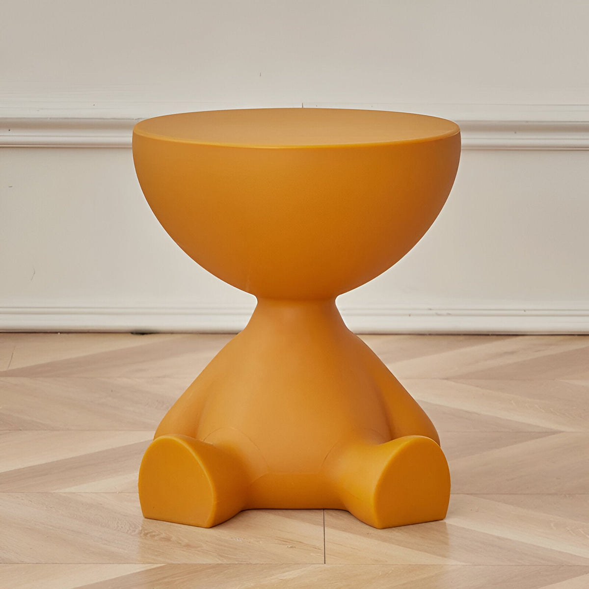 Table basse ronde Unisexe en plastique design fonctionnel