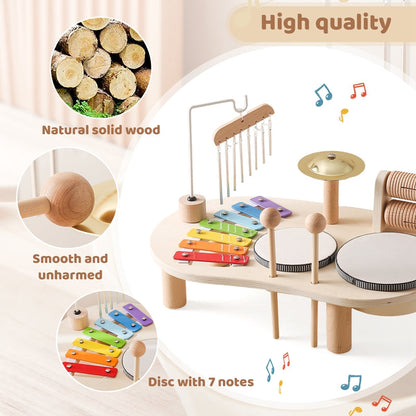 Table Musicale Enfantine Avec Instruments Variés 3