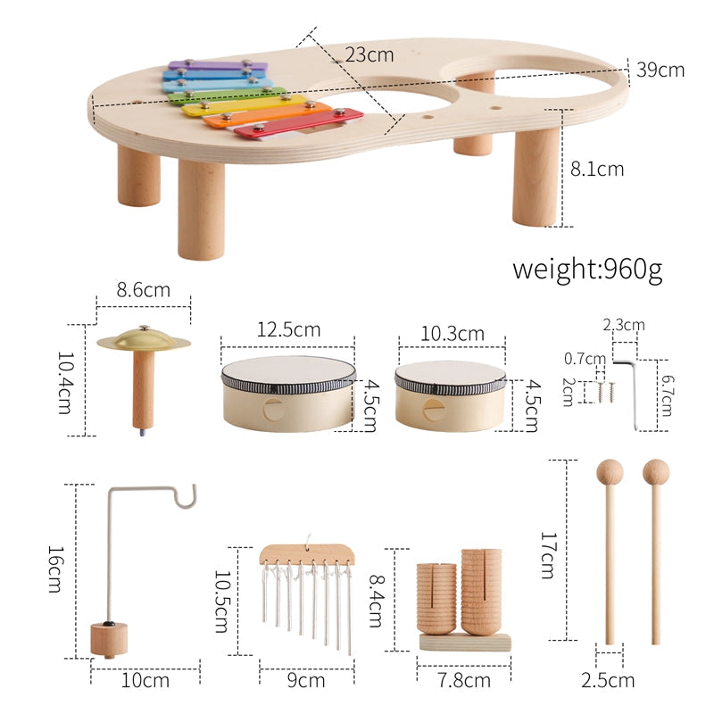 Table Musicale Enfantine Avec Instruments Variés 4