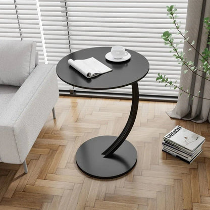Table d'appoint Ronde Compacte pour Petits Espaces 7
