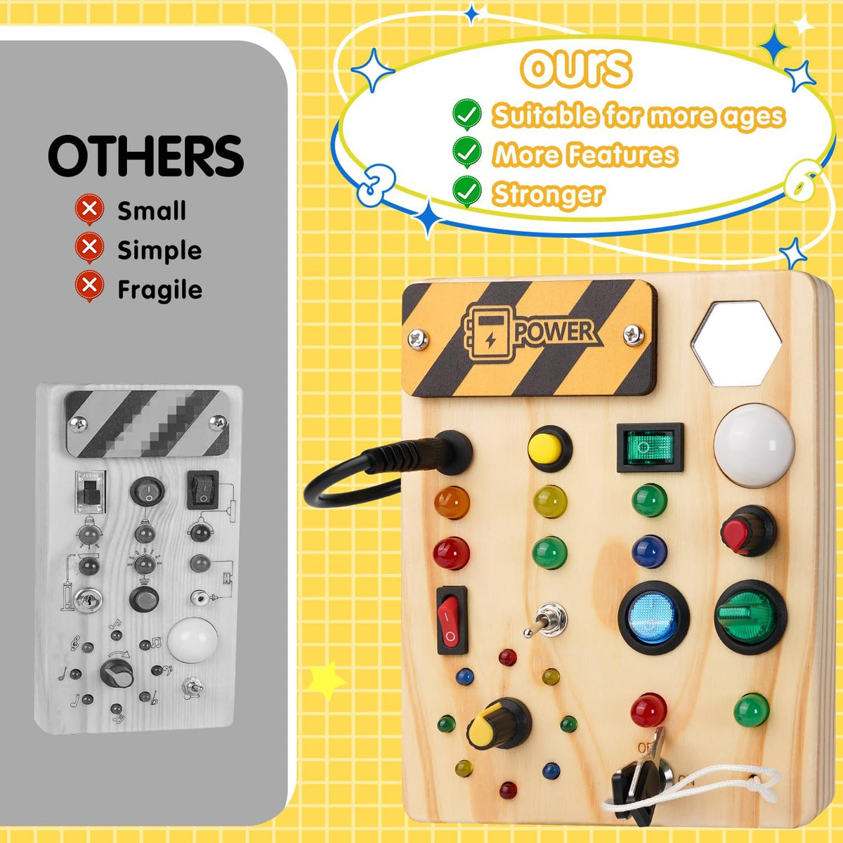 Tableau Interactif Montessori pour Tout-Petits 2