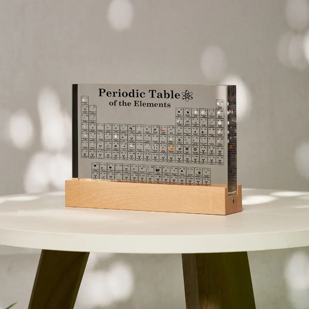 Tableau Périodique Lumineux avec Éléments Réels 3