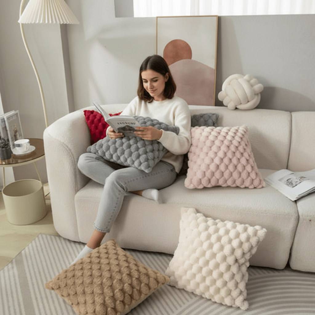 Taie d'oreiller 3D Moderne pour un Confort Optimal 2