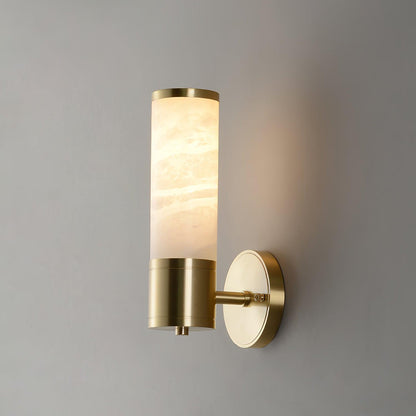 Lampe Murale Élégante en Alabastre avec Éclairage Doux - Foivo