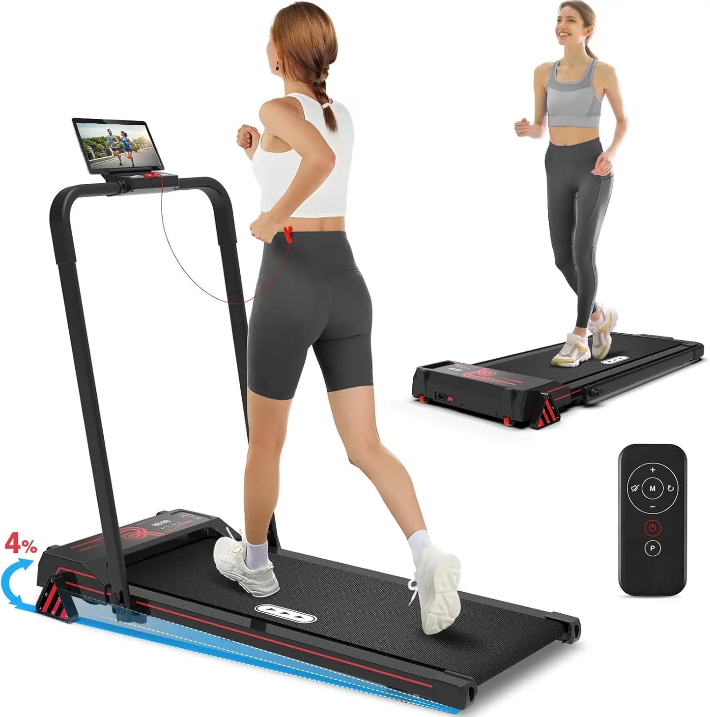 Tapis Roulant Electrique Pliable Usage Domestique - Foivo