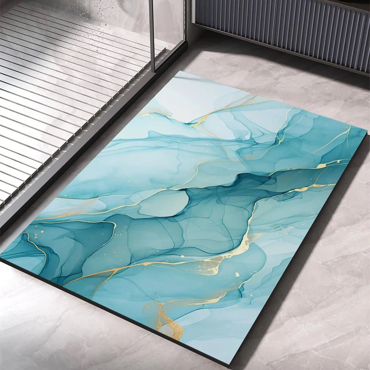 Tapis de Bain Antidérapant Design Moderne 13