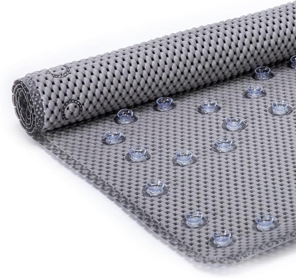 Tapis de Bain Antidérapant en PVC avec Ventouses Puissantes - Foivo