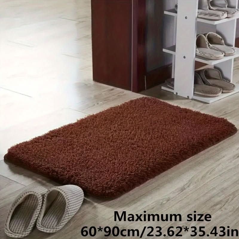 Tapis de Bain Antidérapant Moderne pour Salle de Bain Design Rayé 11