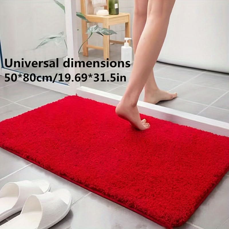 Tapis de Bain Antidérapant Moderne pour Salle de Bain Design Rayé 12