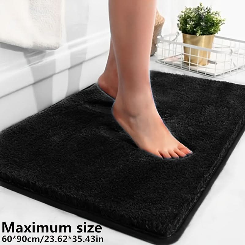 Tapis de Bain Antidérapant Moderne pour Salle de Bain Design Rayé 14
