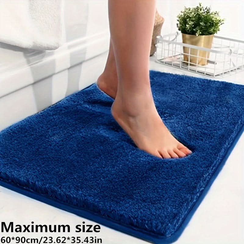Tapis de Bain Antidérapant Moderne pour Salle de Bain Design Rayé 16