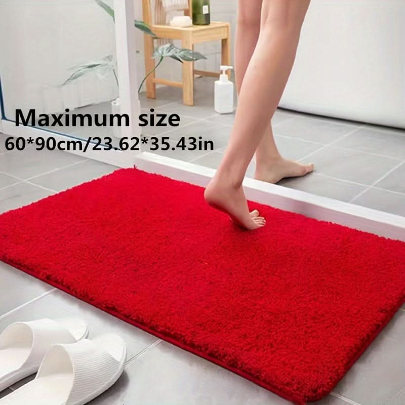 Tapis de Bain Antidérapant Moderne pour Salle de Bain Design Rayé 17