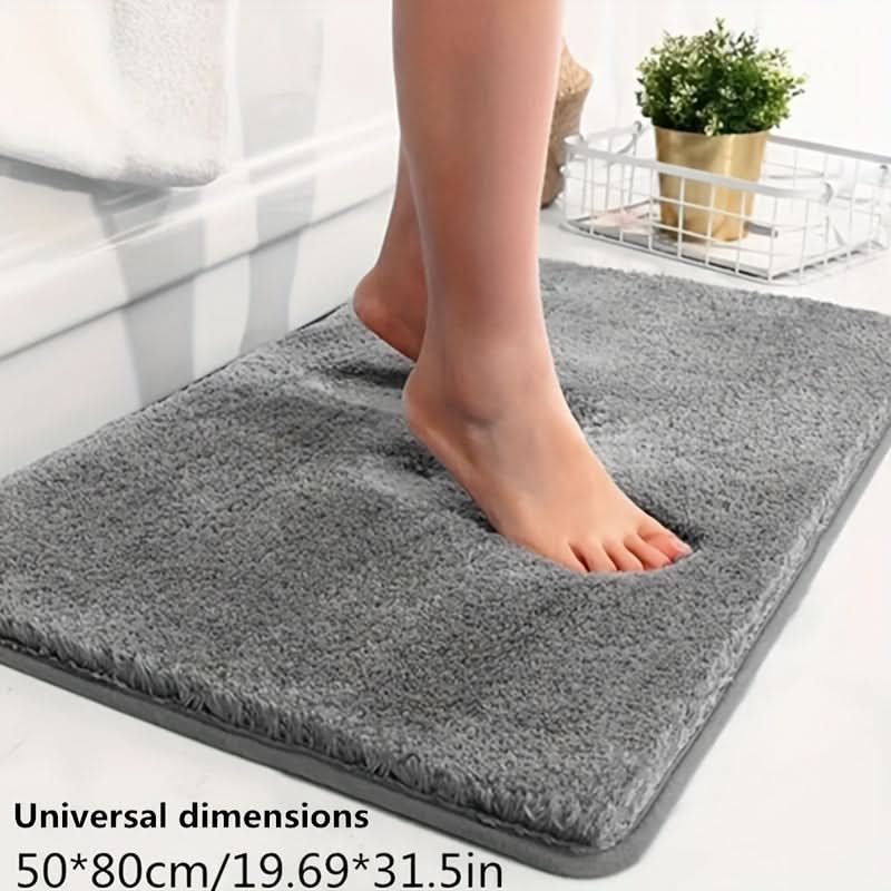 Tapis de Bain Antidérapant Moderne pour Salle de Bain avec Motif à Rayures 16
