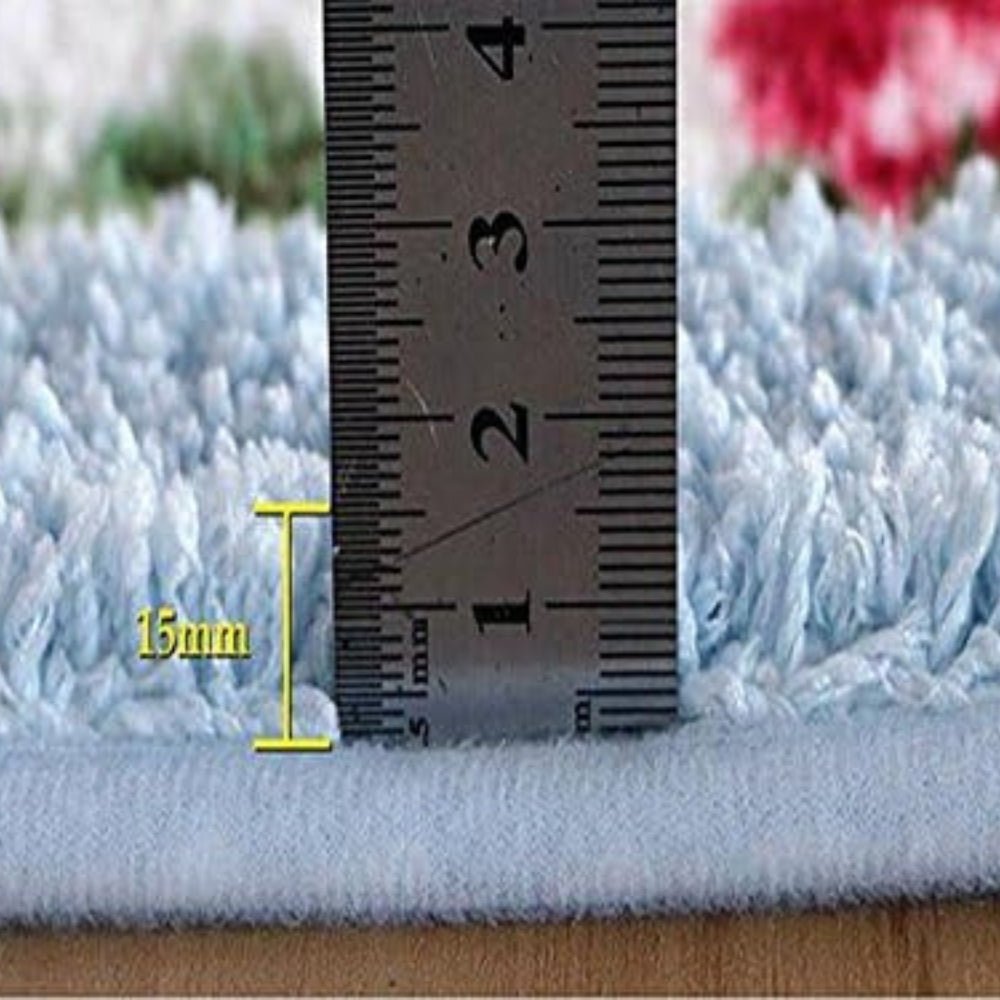 Tapis de bain Antidérapant Microfibre Douce Forme Ovale