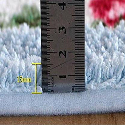 Tapis de bain Antidérapant Microfibre Douce Forme Ovale
