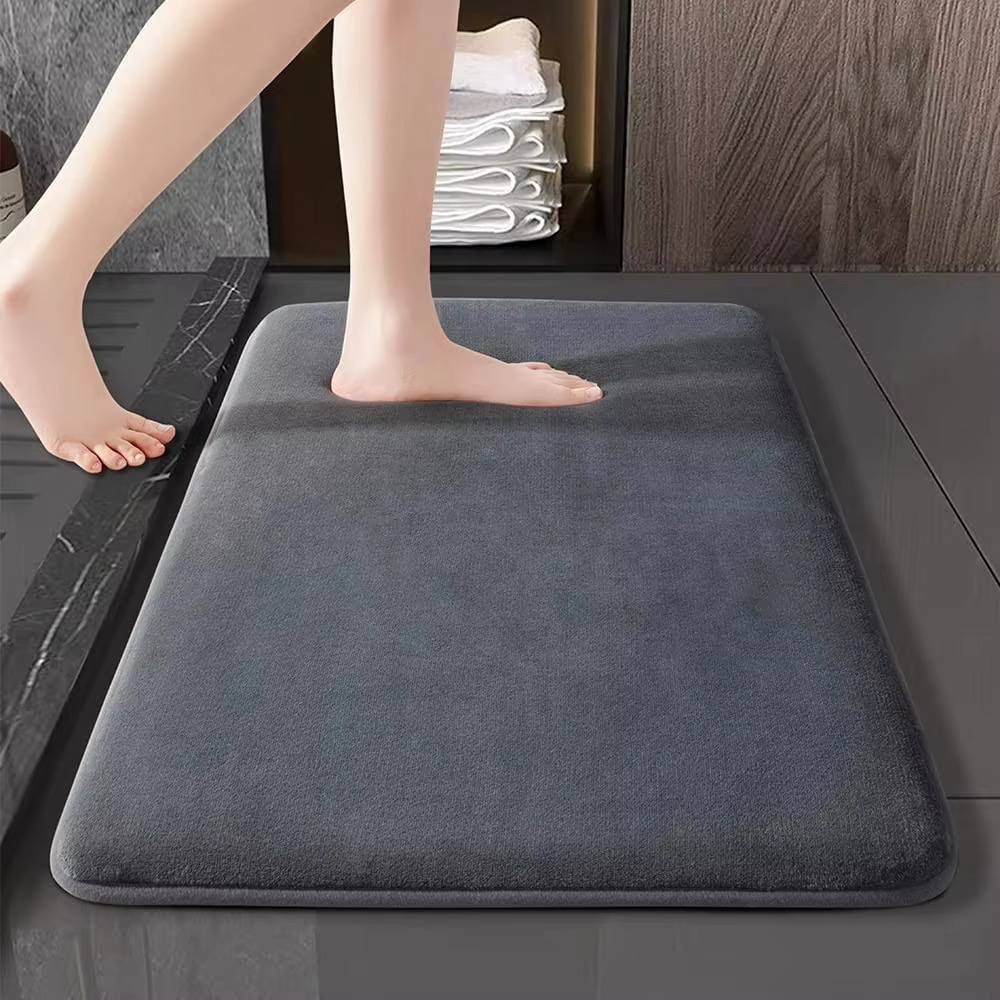 Tapis de bain Ultra absorbant Antidérapant Confortable - Foivo