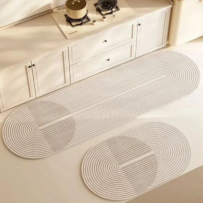 Tapis de Cuisine Antidérapant Design Moderne 4