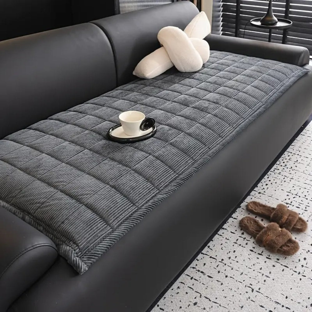Tapis de Protection Matelassé Antidérapant pour Canapé Unisexe