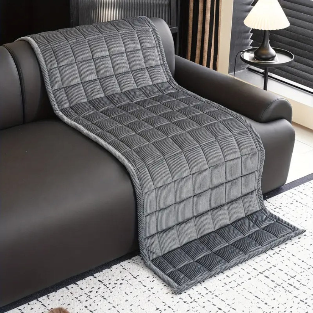 Tapis de Protection Matelassé Antidérapant pour Canapé Unisexe