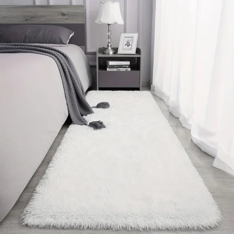 Tapis Unisexe en Fausse Fourrure Douce Lavable Confortable