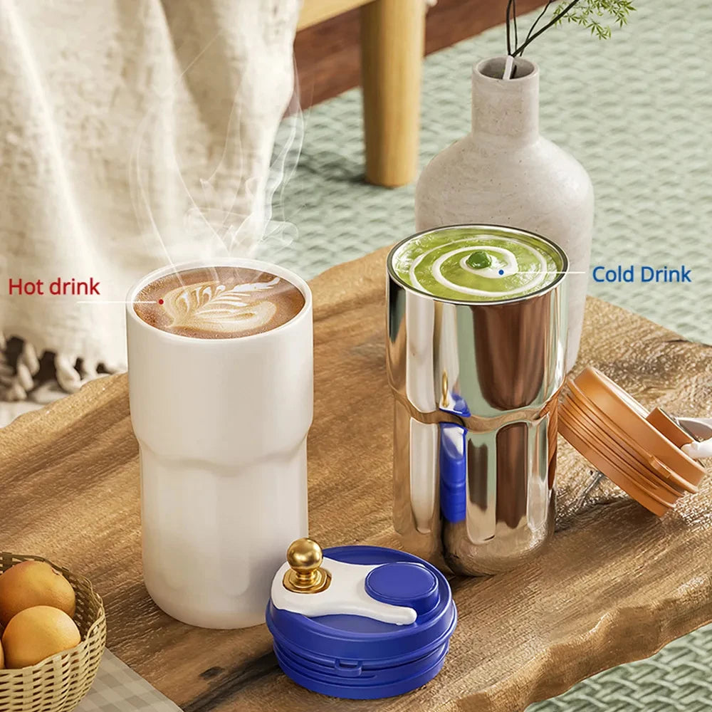 Tasse Thermos Compacte avec Affichage de Température 1
