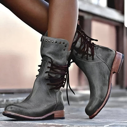Bottes Femme Élégantes mi-mollettes Robustes