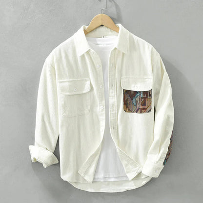 Chemise Classique Homme Manches Longues Élégante