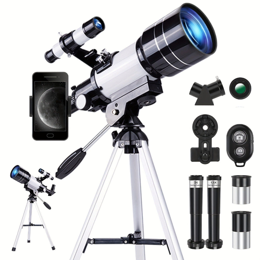 Télescope Astronomie Puissant Transportable avec Trépied - BlxckFR