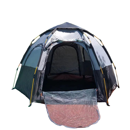 Tente Familiale Polyester Imperméable Spacieuse - Foivo