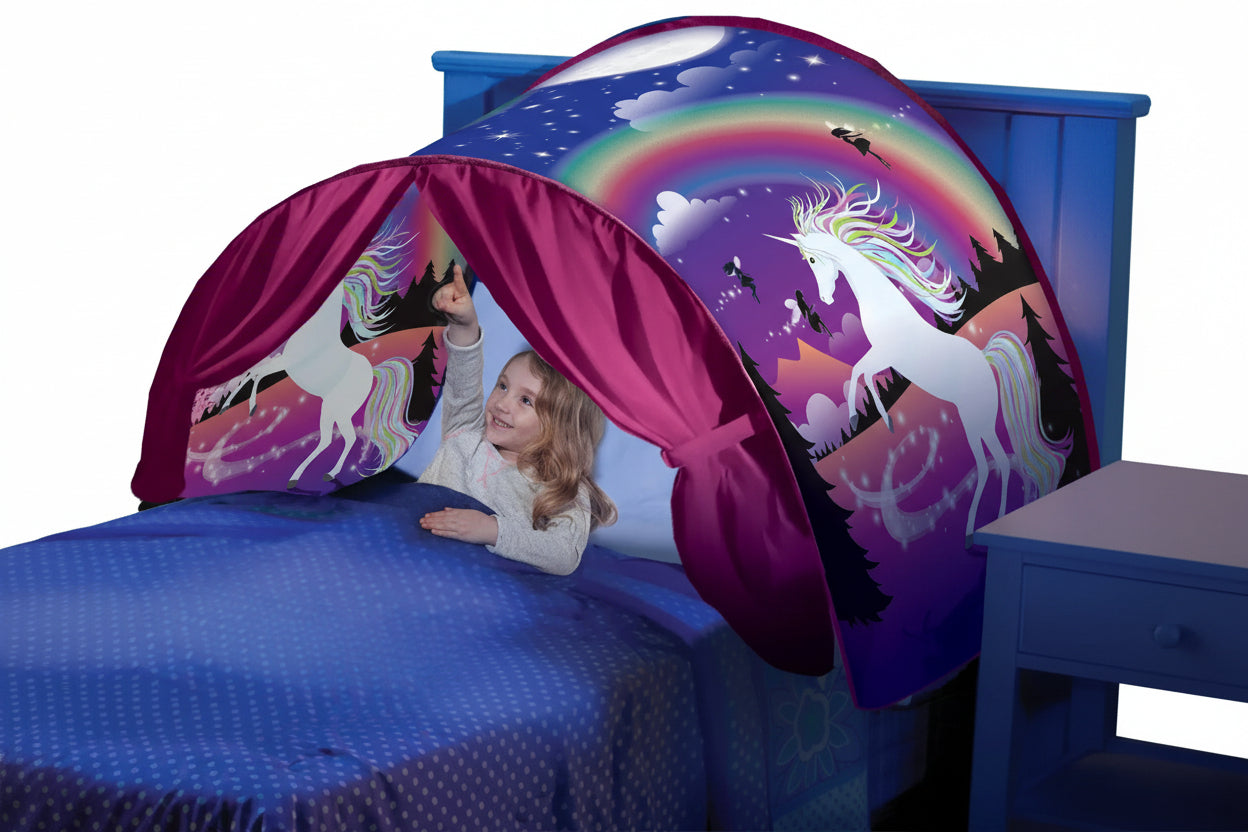 Tente Lit Bébé Polyester Légère et Facile à Monter - Foivo