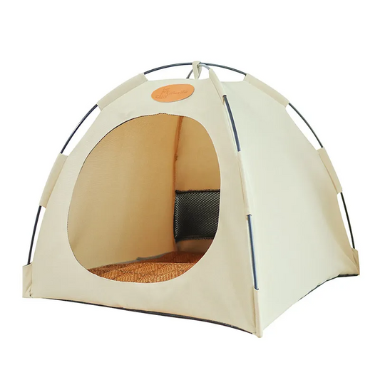 Tente Portable pour Chat Tissu Aéré Confortable et Ventilé - Foivo