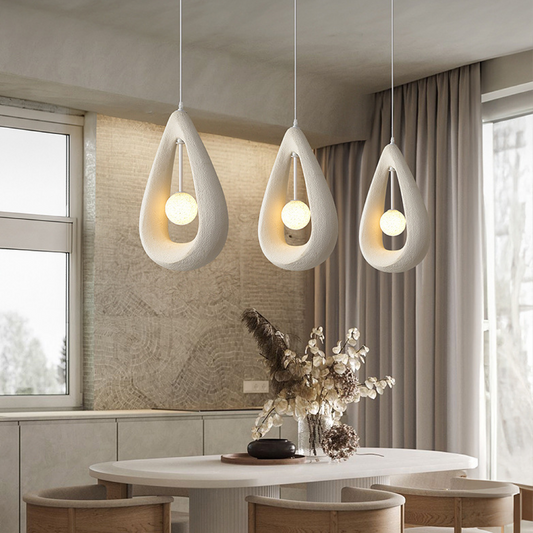 Lampe Suspension Oval Chic pour Salle à Manger - Foivo