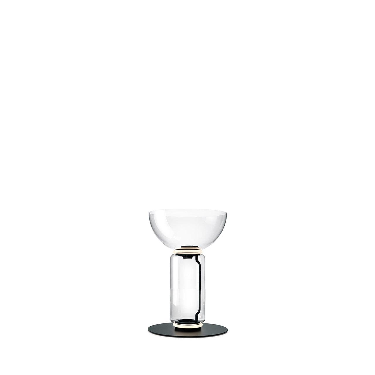 Lampe de Sol Élégante en Verre avec Éclairage Doux